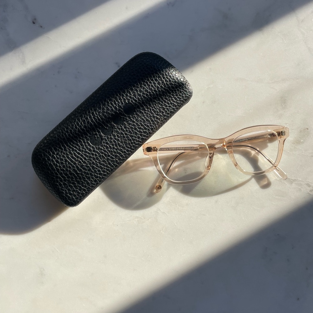 Garrett Leigh El Rey Glasses In Desert Rose
